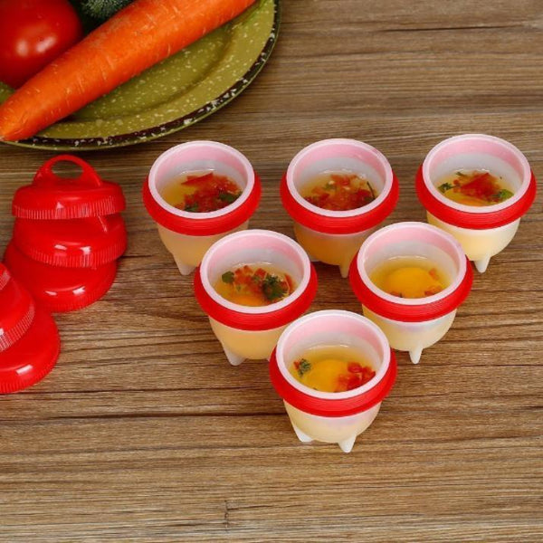 Silicone Egg Cooker (6Pcs/Set)